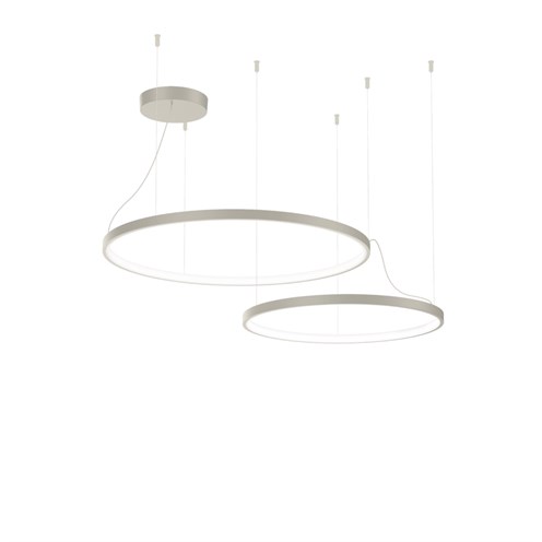 Wever & Ducré+KUJO 3.2 LED 48W 2800lm 3000K CRI>90, hämardatav phase-cut, rippvalgusti, siidhall