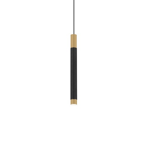 Wever & Ducré+TRACE SUSPENDED 3.0 LED 6W 520lm 350mA 3000K CRI>90 33°, rippvalgusti, matt must/šampanja, laerosett tellida eraldi
