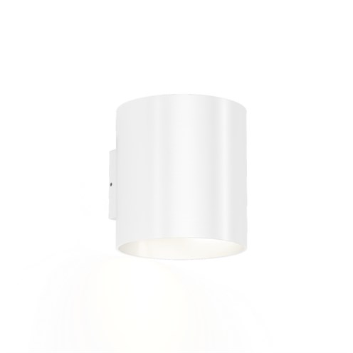 Wever & Ducré+RAY WALL OUTDOOR 3.0 LED 6W 280lm 3000K CRI>90, hämardatav phase-cut, IP65, välisvalgusti, matt valge