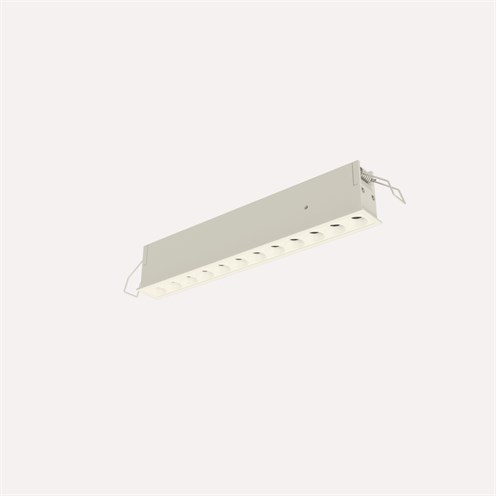 Nexia+Via Dot 12 LED 20W 1847lm 3000K CRI>90 38°, hämardatav DALI, süvisvalgusti, kreemjas