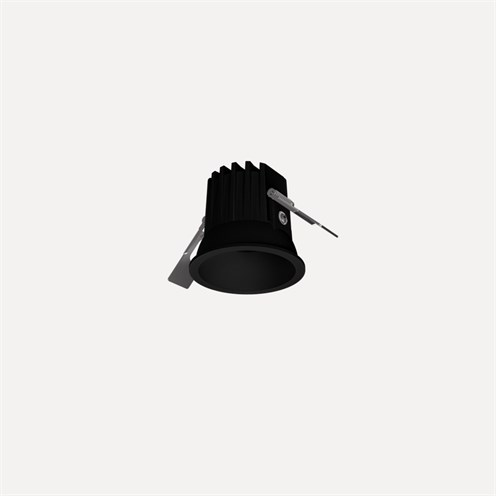 Nexia+Onno 60 LED 6W 662lm 3000K CRI>90 36°, IP54, süvisvalgusti, must