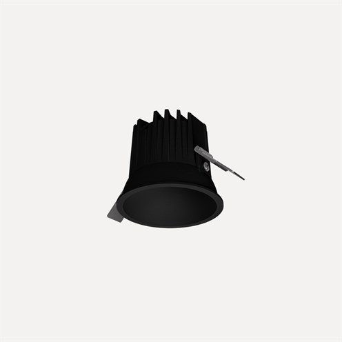 Nexia+Onno 80 LED 6W 662lm 3000K CRI>90 36°, hämardatav DALI, IP54, süvisvalgusti, must