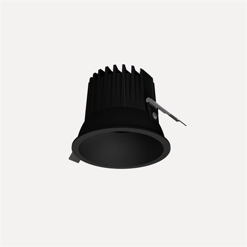Nexia+Onno 100 LED 12W 1182lm 3000K CRI>90 36°, hämardatav DALI, IP54, süvisvalgusti, must