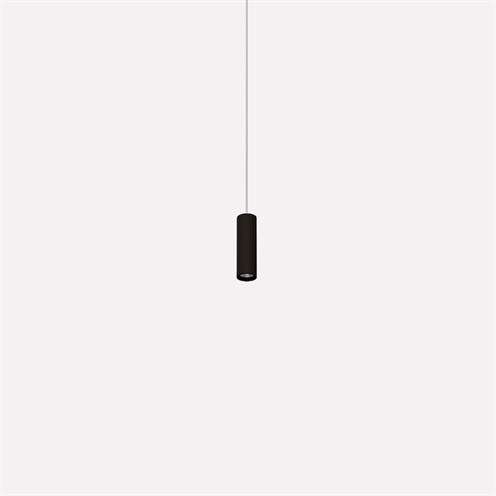 Nexia+BCN 50 Air 180mm LED 9W 934lm 3000K CRI>90 40°, hämardatav DALI, rippvalgusti, must