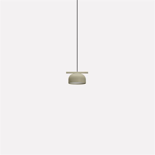 Nexia+Belle Single Dome LED 7W 975lm 2700K CRI>90, rippvalgusti, siidhall (RAL 7044)