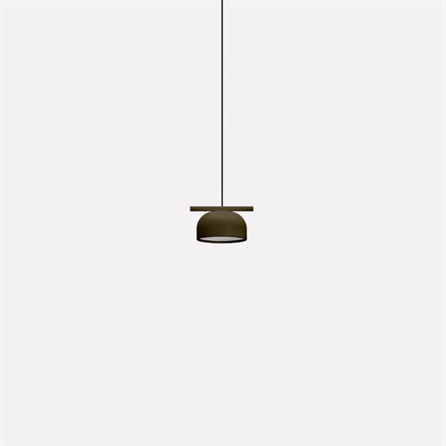 Nexia+Belle Single Dome LED 7W 975lm 2700K CRI>90, rippvalgusti, pruun (NCS S 7005-Y)