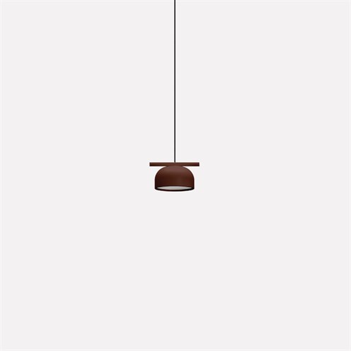 Nexia+Belle Single Dome LED 7W 975lm 3000K CRI>90, rippvalgusti, oksiidpunane (RAL 3009)