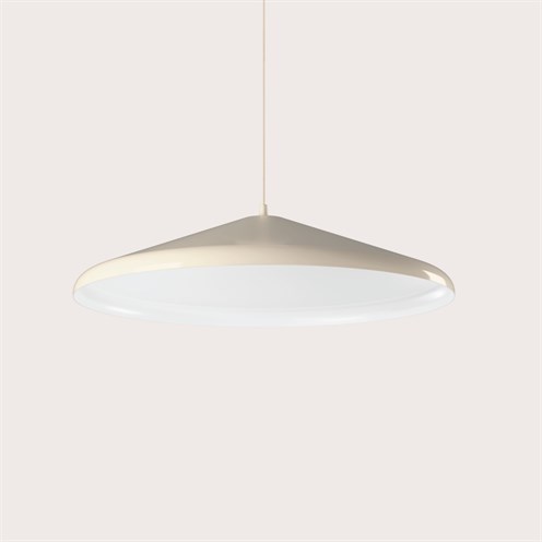Nexia+Cupla 60 surface LED 6W 665lm 2700K CRI>90, rippvalgusti, kreemjas (RAL 9001)