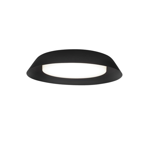 Wever & Ducré+TOWNA 2.0 LED 18W 1660lm 3000K CRI>90, hämardatav phase-cut, IP44, laevalgusti, matt must