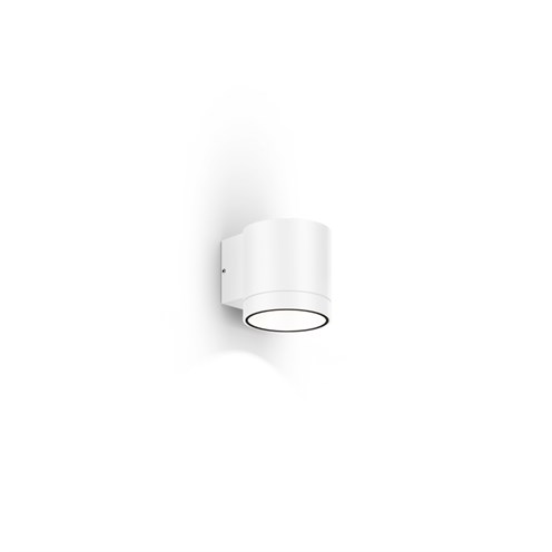 Wever & Ducré+TAIO ROUND WALL OUTDOOR 1.0 LED 10,9W 435lm 2700K CRI>90 105°, hämardatav phase-cut, IP65, välisvalgusti, matt valge