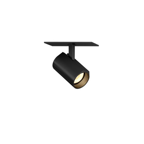 Wever & Ducré+CENO 1.1 LED 6W 530lm 350mA 3000K CRI>90 31°, süvisvalgusti, matt must, liiteseadmeta