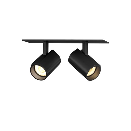 Wever & Ducré+CENO 2.0 LED 12W 1060lm 700mA 3000K CRI>90 31°, süvisvalgusti, matt must, liiteseadmeta