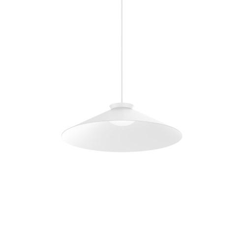 Wever & Ducré+CLEA SUSPENDED 2.0 LED 14,1W 825lm 3000K CRI>90, hämardatav phase-cut, rippvalgusti, matt valge, laerosett tellida eraldi