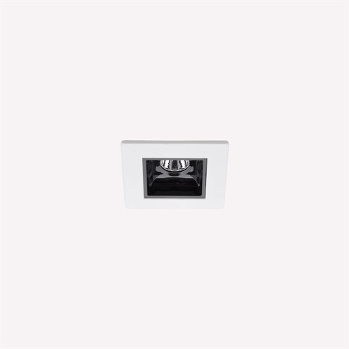 Nexia+Boxet 1 Module LED 2W 172lm 3000K CRI>90 34° UGR<13, hämardatav DALI, süvisvalgusti, valge/must