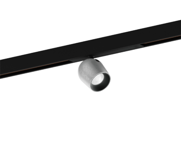 Wever & Ducré+DOMY on STREX 1.0 LED 7W 560lm 2700K CRI>90 25°, hämardatav DALI, siinivalgusti, matt must/alumiinium