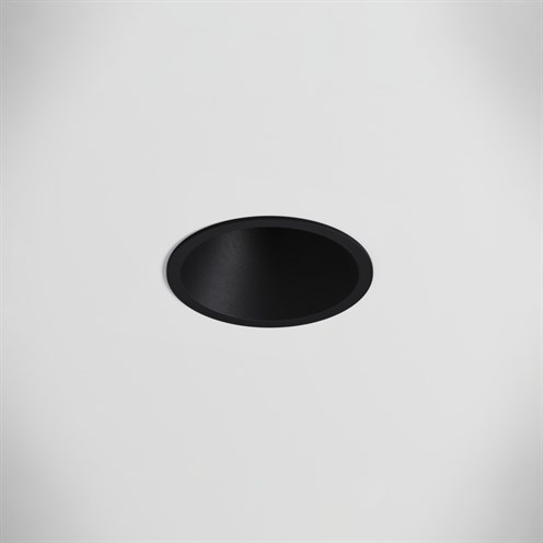 Modular+Modest Recessed 74 1x LED 5/7.2W 562/763lm 350/500mA 3000K CRI>90 23°, IP55, süvisvalgusti, matt must, liiteseadmeta