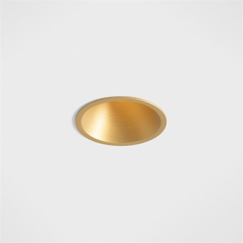 Modular+Modest Recessed 74 1x LED 5/7.2W 557/757lm 350/500mA 3000K CRI>90 24°, IP55, süvisvalgusti, harjatud šampanja, liiteseadmeta