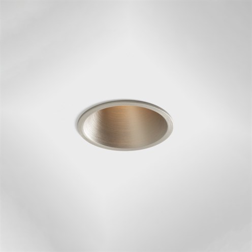 Modular+Modest Recessed 74 1x LED 5/7.2W 561/762lm 350/500mA 3000K CRI>90 24°, IP55, süvisvalgusti, harjatud hõbepronks, liiteseadmeta