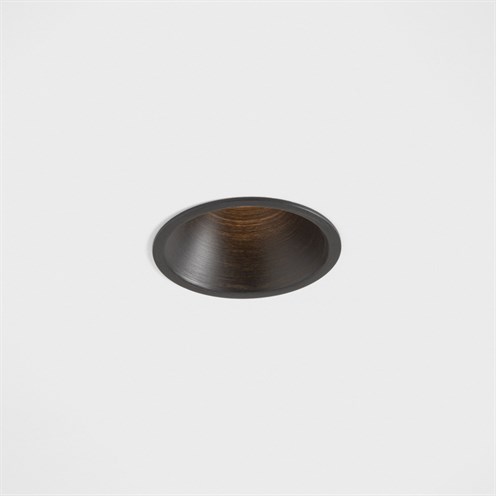 Modular+Modest Recessed 74 1x LED 5/7.2W 551/747lm 350/500mA 3000K CRI>90 24°, IP55, süvisvalgusti, harjatud must, liiteseadmeta