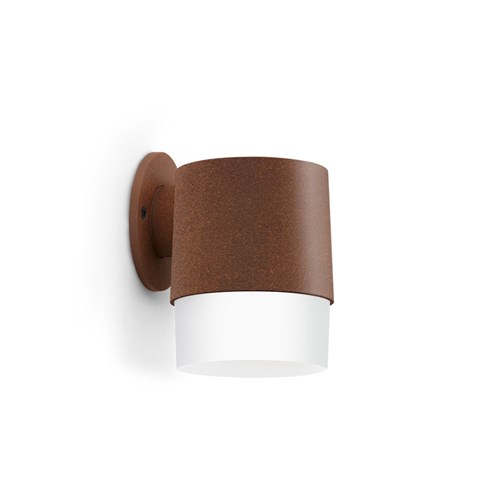 Lombardo+Clic Up Wall max. 7W GU10, IP65, välisvalgusti, corten