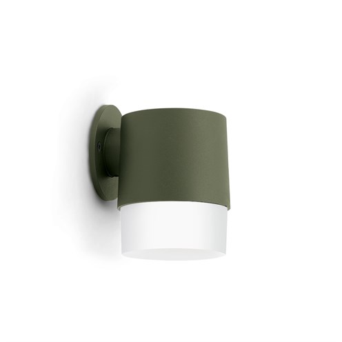 Lombardo+Clic Up Wall max. 7W GU10, IP65, välisvalgusti, roheline