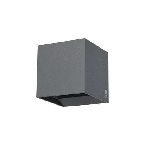 PRO+CALPINO PRO LED 7,8W 556lm 3000K, hämardatav TRIAC, IP65, seinavalgusti, matt antratsiit, reguleeritav valgusvihk