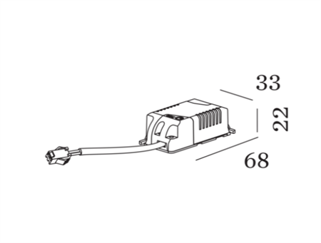 Wever & Ducré+LED liiteseade 5W 250mA 12-21V, phase-cut dim
