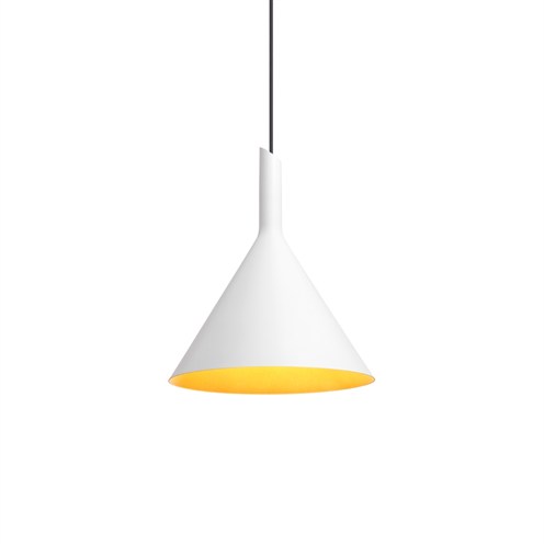 Wever & Ducré+SHIEK 3.0 LED 12W 505lm 1800K-2850K CRI>90, hämardatav phase-cut, rippvalgusti, matt valge/kuldne