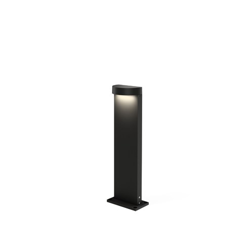 Wever & Ducré+PALOS ROUND 1.0 LED 10.5W 700lm 3000K, hämardatav phase-cut, IP65, välisvalgusti, matt must, ilma valgustipostita