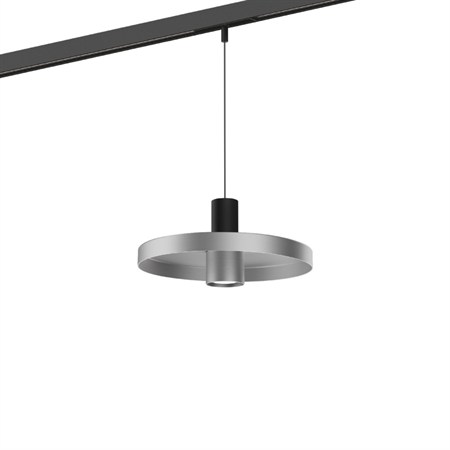 Wever & Ducré+ODREY on STREX 1.2 LED 7W 445lm 3000K CRI>90 32°, hämardatav DALI, siinivalgusti, matt must/harjatud alumiinium