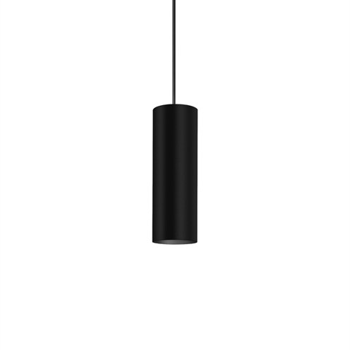 Wever & Ducré+RAY SUSPENDED 2.0 LED 5,9W 420lm 2700K CRI>90 36°, hämardatav phase-cut, rippvalgusti, matt must, laerosett tellida eraldi