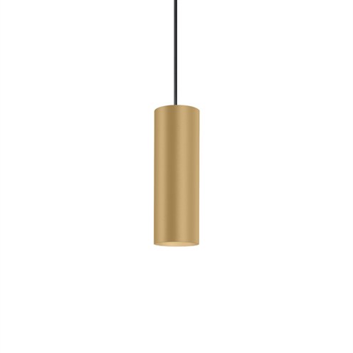 Wever & Ducré+RAY SUSPENDED 2.0 LED 5,9W 420lm 2700K CRI>90 36°, hämardatav phase-cut, rippvalgusti, harjatud šampanja, laerosett tellida eraldi