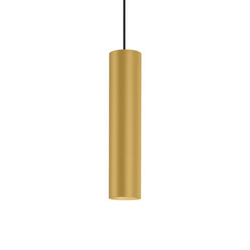 Wever & Ducré+RAY SUSPENDED 3.0 LED 5,9W 435lm 3000K CRI>90 36°, hämardatav phase-cut, rippvalgusti, harjatud kuld, laerosett tellida eraldi