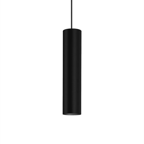 Wever & Ducré+RAY SUSPENDED 3.0 LED 5,7W 260lm 2000-3000K CRI>90 36°, hämardatav phase-cut, rippvalgusti, matt must, laerosett tellida eraldi