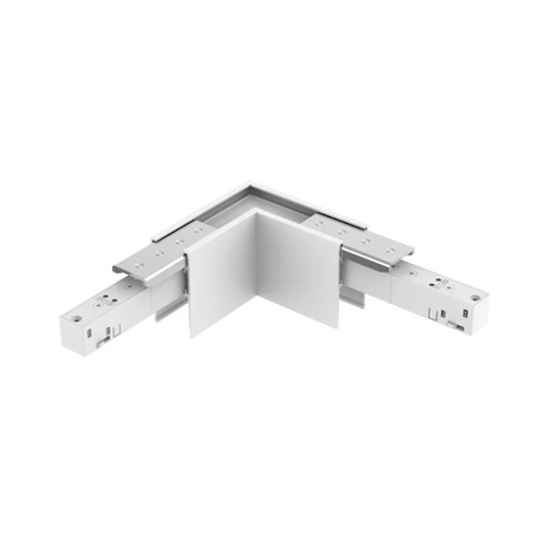 PRO+LINE48V BASIC TRACK voolusiini horisontaal L-nurk, valge