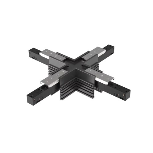 PRO+LINE48V FRAMELESS TRACK voolusiini X-nurk, must