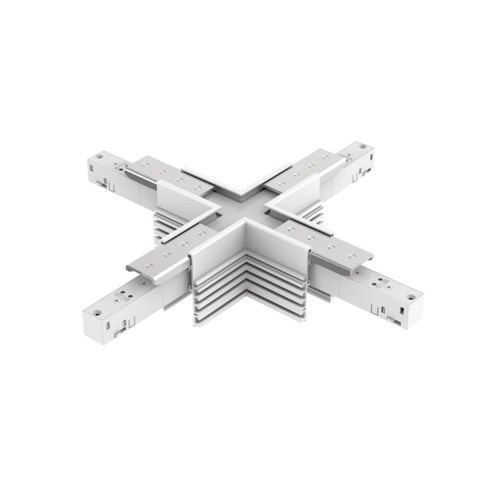 PRO+LINE48V FRAMELESS TRACK voolusiini X-nurk, valge