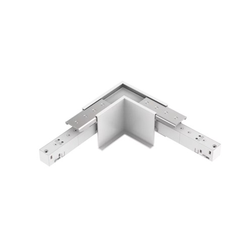 PRO+LINE48V FRAME TRACK voolusiini horisontaal L-nurk, valge