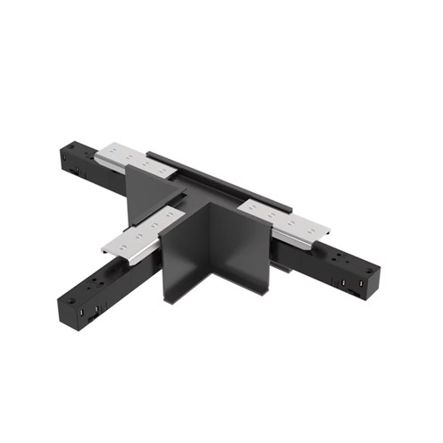 PRO+LINE48V FRAME TRACK voolusiini T-nurk, must