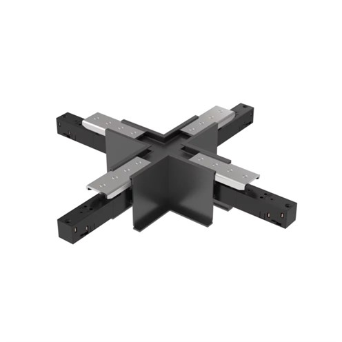 PRO+LINE48V FRAME TRACK voolusiini X-nurk, must