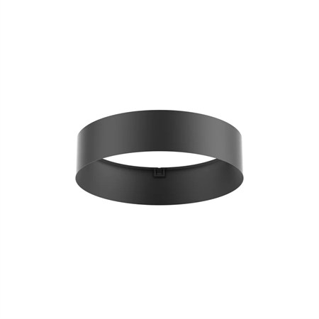 PRO+OPELLA PRO Ø290 dekoratiivne korpus, H=72mm must