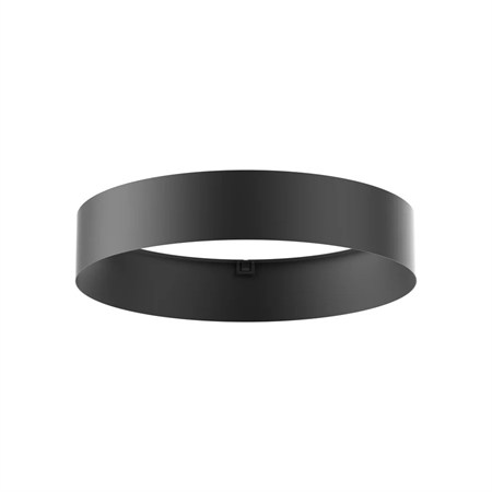 PRO+OPELLA PRO Ø360 dekoratiivne korpus, H=72mm must