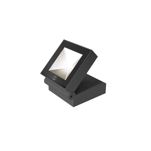 Wever & Ducré+X-BEAM 1.0 LED 23,2W 1590lm 3000K 100° UGR<10, hämardatav phase-cut, IP65, välisvalgusti, antratsiithall