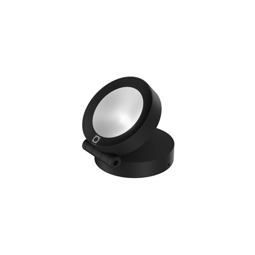 Wever & Ducré+X-BEAM ROUND 1.0 LED 23,7W 1520lm 3000K 100° UGR<10, hämardatav phase-cut, IP65, välisvalgusti, matt must