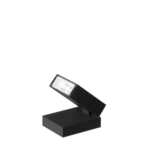 Wever & Ducré+STAKE FOLD 1.0 LED 8W 590lm 3000K CRI>90, hämardatav phase-cut, IP65, välisvalgusti, matt must