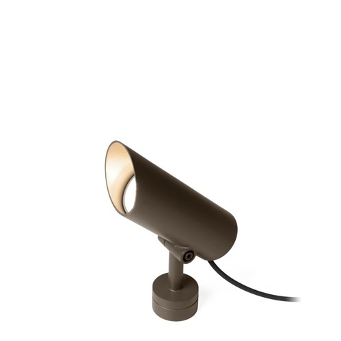 Wever & Ducré+STIPO 1.0 LED 6,7W 450lm 3000K CRI>90 38° UGR<13, hämardatav phase-cut, IP65, välisvalgusti, pronks