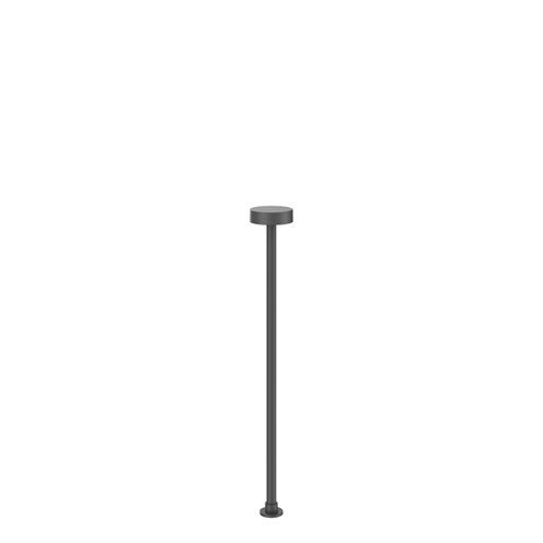 Wever & Ducré+POLA 2.1 LED 3.5W 250lm 2700K CRI>90, IP65, välisvalgusti, antratsiit, liiteseadmeta
