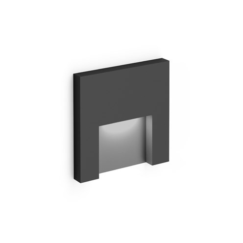 Wever & Ducré+RETO OUTDOOR 1.3 LED 4.9W 170lm 3000K CRI>90, IP65, välisvalgusti, antratsiithall, liiteseadmeta