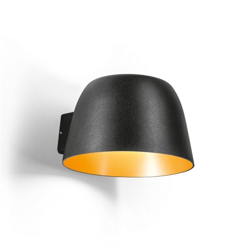 Wever & Ducré+SWAM 2.0 LED 12,9W 520lm 2700K CRI>90, hämardatav phase-cut, IP65, välisvalgusti, matt must/kuldne