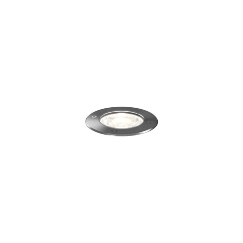Wever & Ducré+MAP 0.9 LED 8W 685lm 3000K CRI>90 35°, hämardatav phase-cut, IP67, süvisvalgusti, roostevaba teras